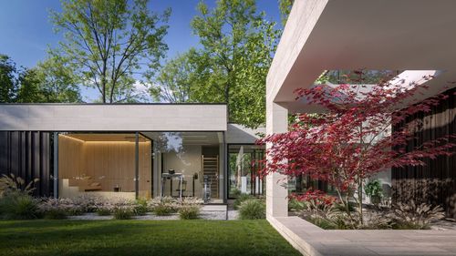 Modernistyczne wille w Łomiankach: architektura, kt&oacute;ra łączy dom, pracę i naturę